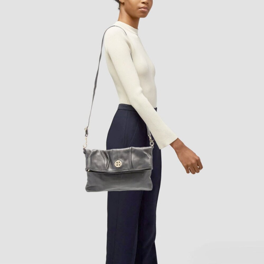 Tory Burch Dena Fold Over Crossbody - Picture 2 of 12